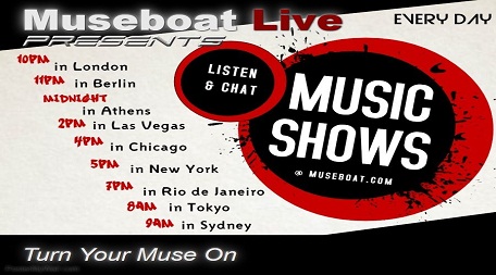 Listen to music shows on Museboat Live
