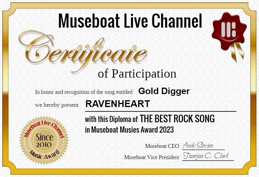 RAVENHEART on Museboat LIve